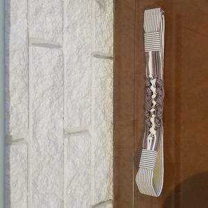 Rebecca's Pin Striped and Rope Belt Measures 39" at its largest